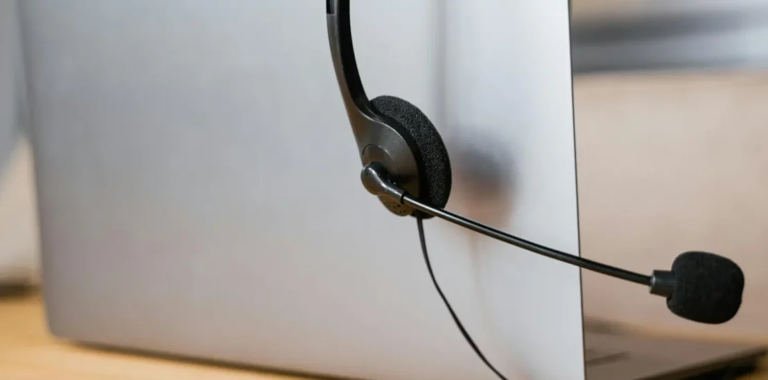 Computer with headset