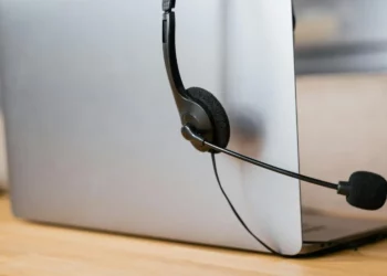 Computer with headset